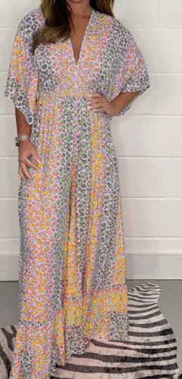 💃2024 NEW STYLE V-neck Leopard Print Dress💝