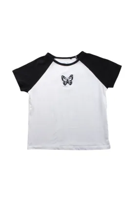 Anko Butterfly Short Sleeve T-Shirt 14Y