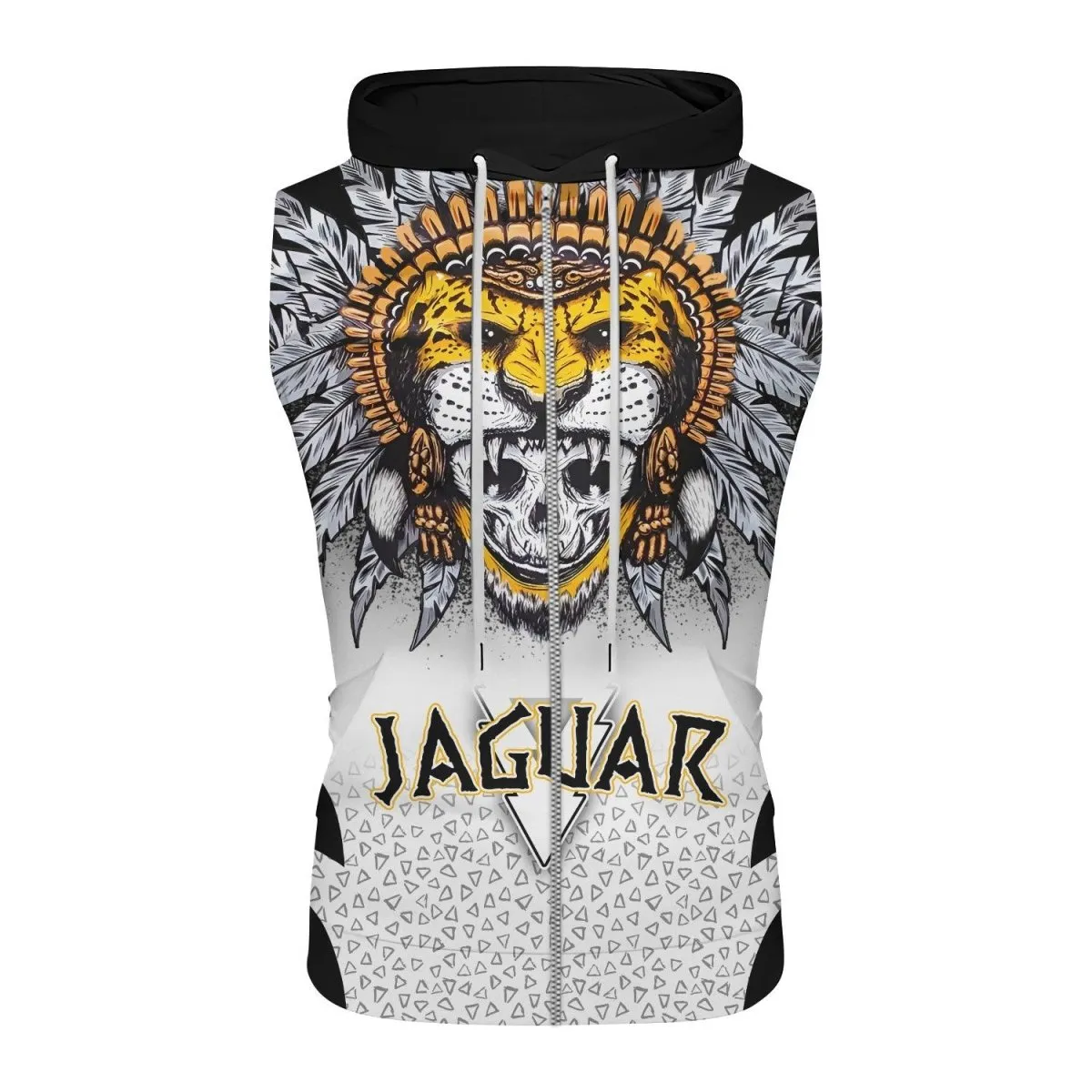 Aztec Warrior Sleeveless Pullover & Zip Hoodie