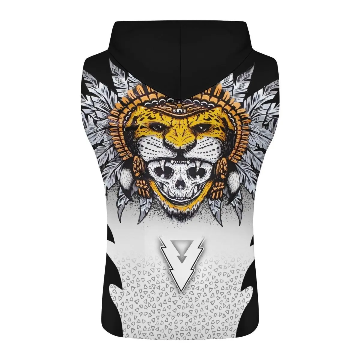 Aztec Warrior Sleeveless Pullover & Zip Hoodie