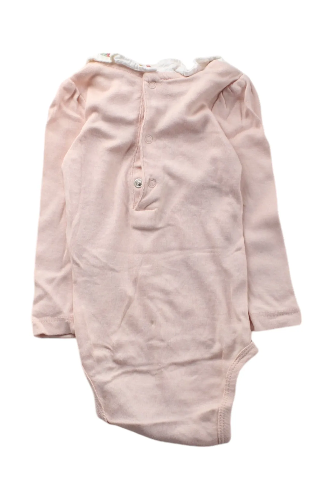 Bout'Chou Ruffled Collar Bodysuit 3-6M