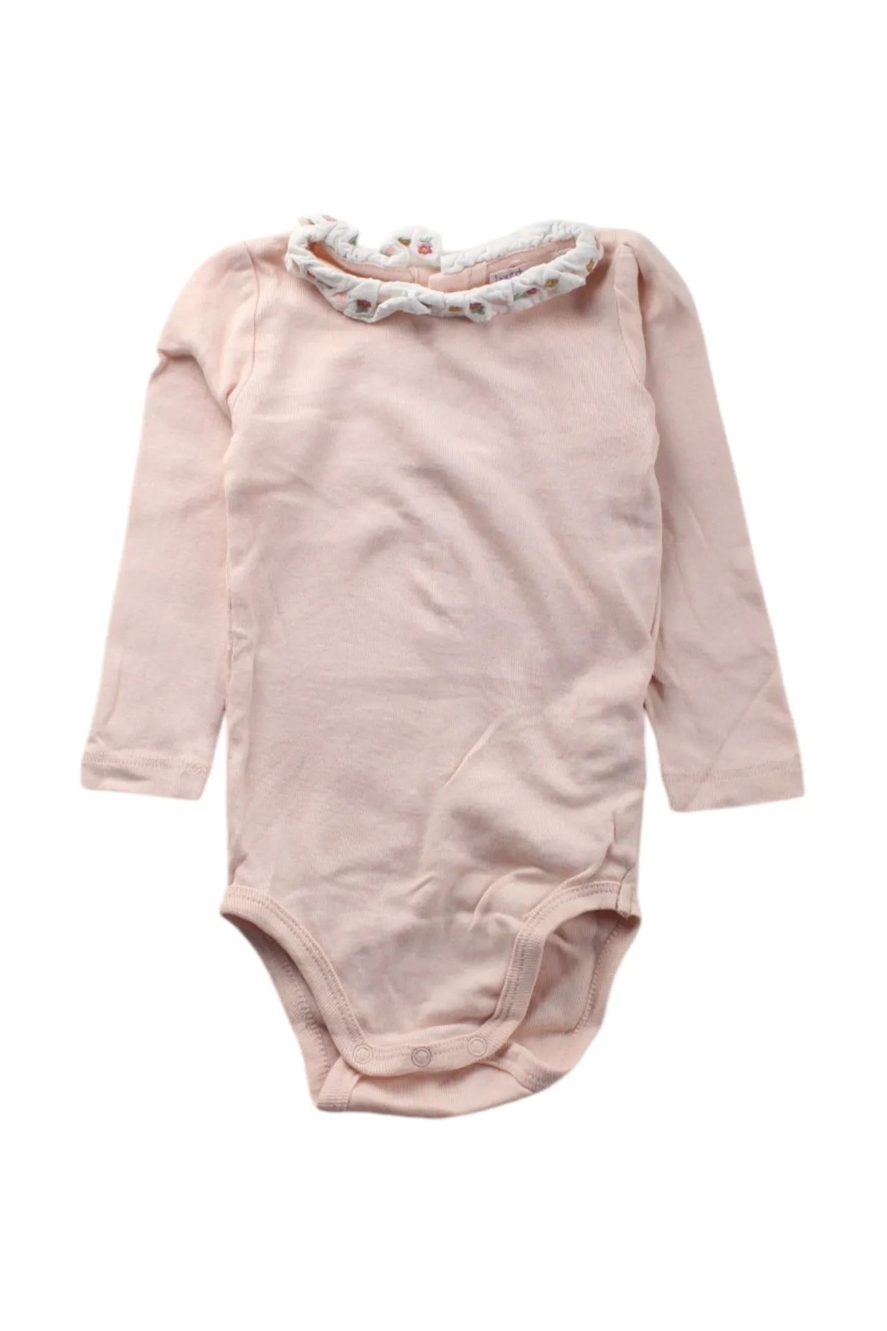 Bout'Chou Ruffled Collar Bodysuit 3-6M