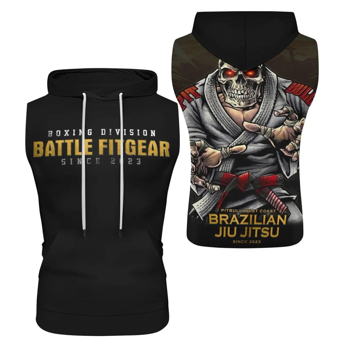 Boxing Division Sleeveless Pullover & Zip Hoodie