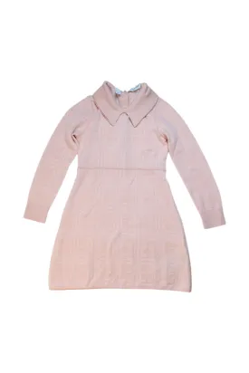 Burberry Sweater Dress With Collar 3T