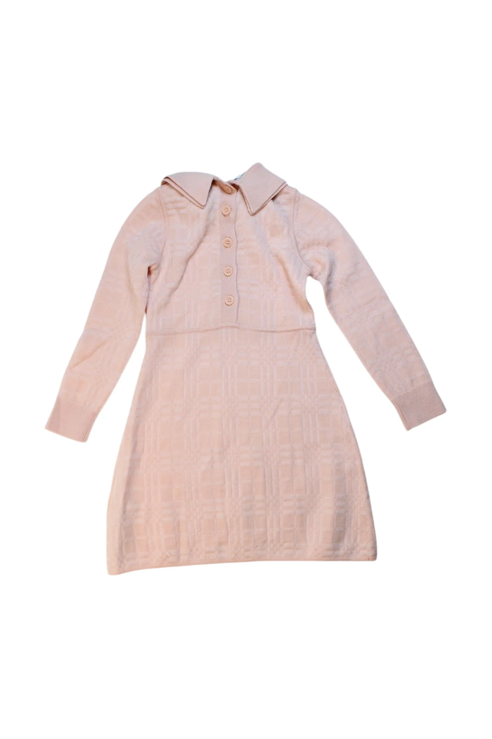 Burberry Sweater Dress With Collar 3T