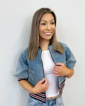 Chloe Denim Bomber