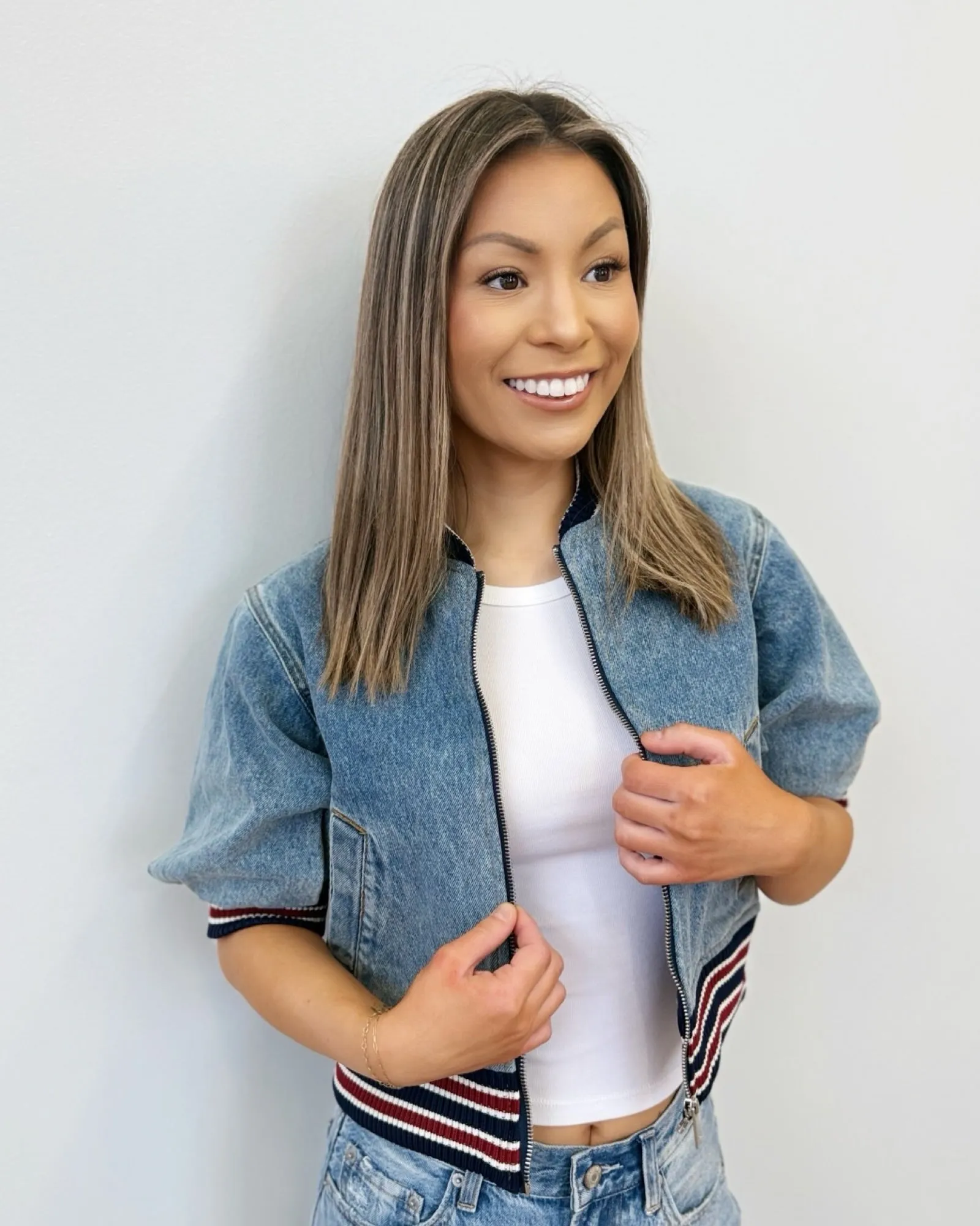 Chloe Denim Bomber