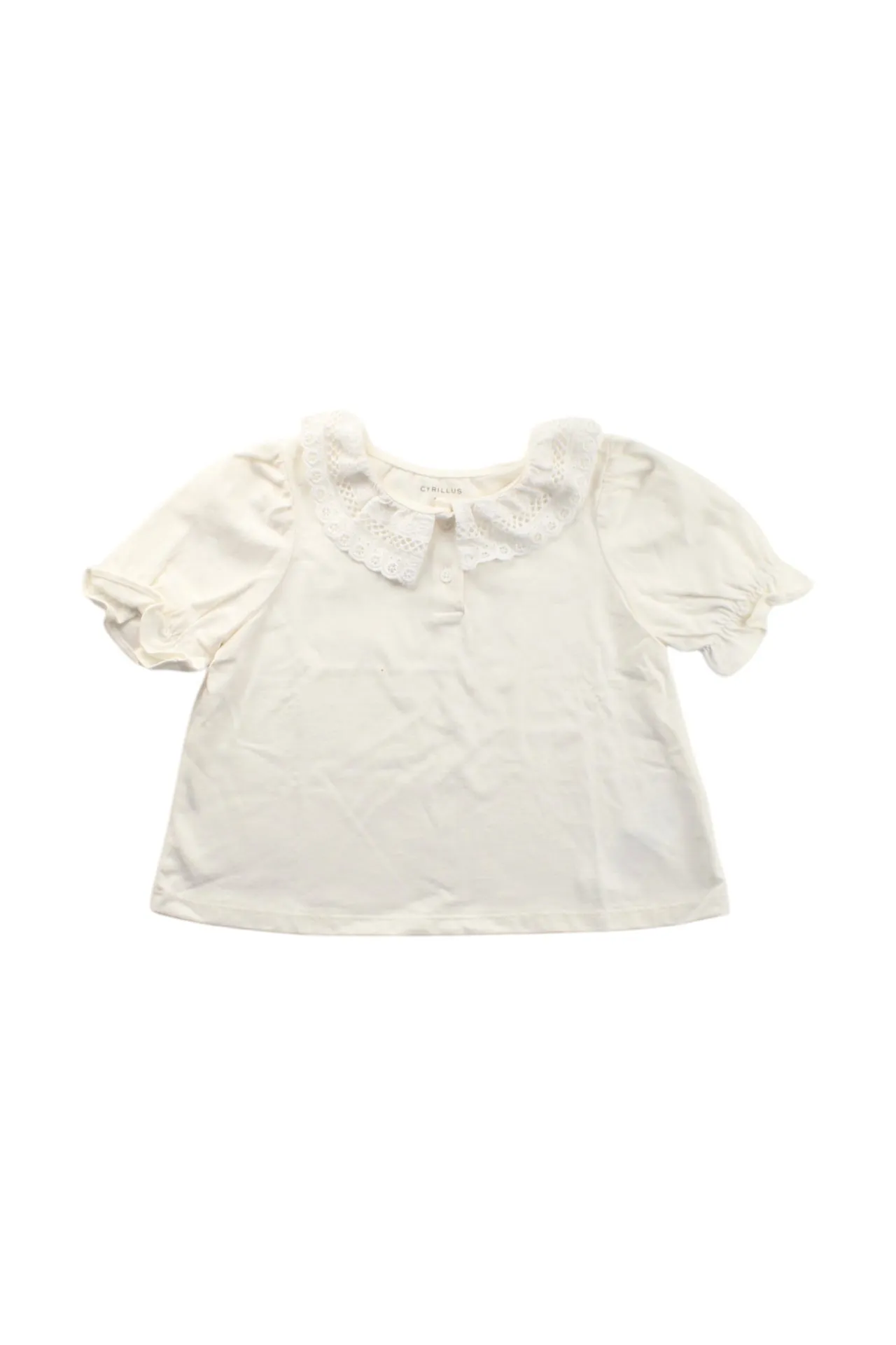 Cyrillus Lace Collar Top 3T