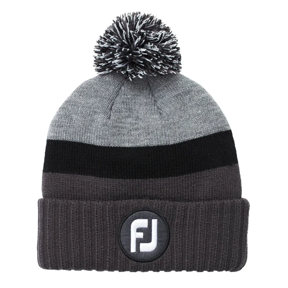 FootJoy Winter Knit Pom Pom Unisex Golf Beanie