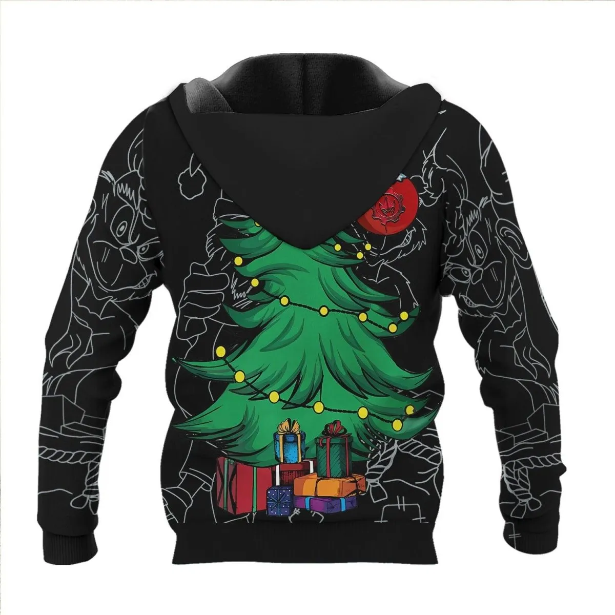 Grinch Christmas Pullover & Zip Hoodie