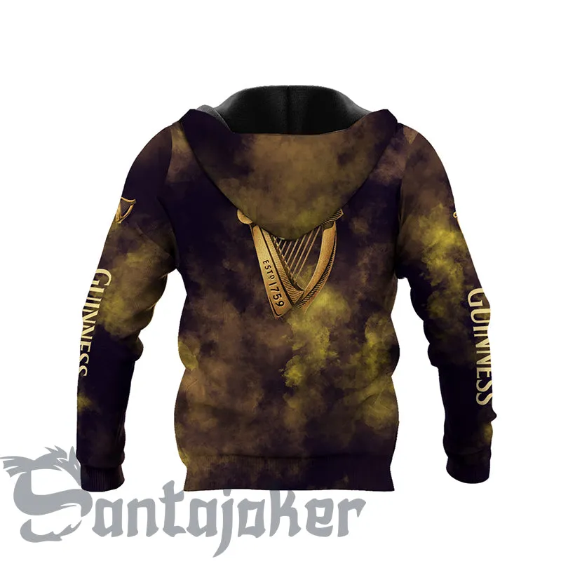Guinness Colorful Smoke Hoodie & Zip Hoodie