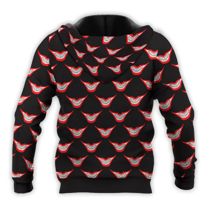 Joker Red Smile Hoodie & Zip Hoodie