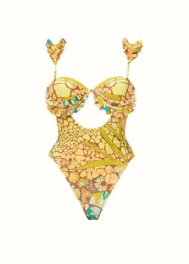 KUJI ONE PIECE SWIMSUIT - ILIA PRINT