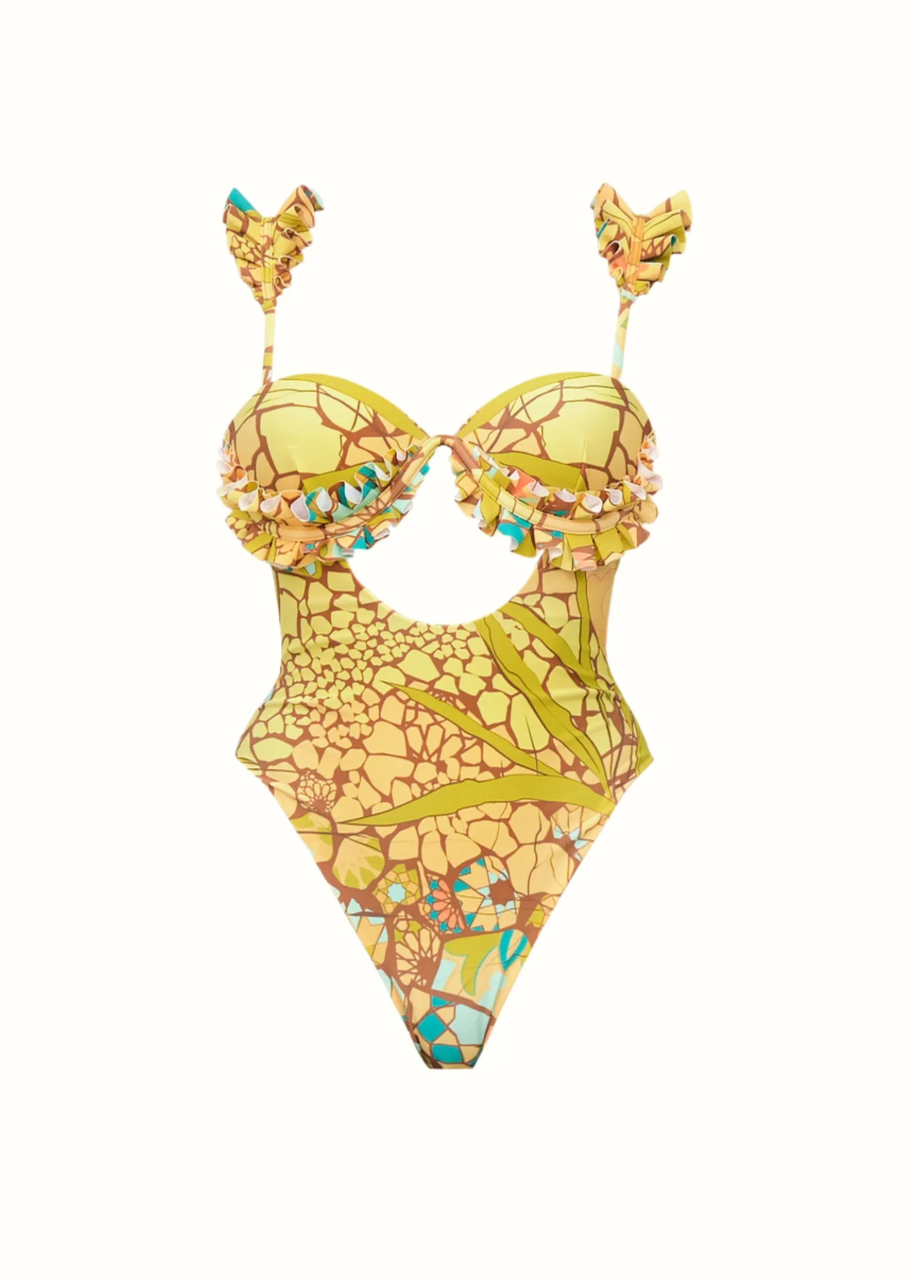KUJI ONE PIECE SWIMSUIT - ILIA PRINT