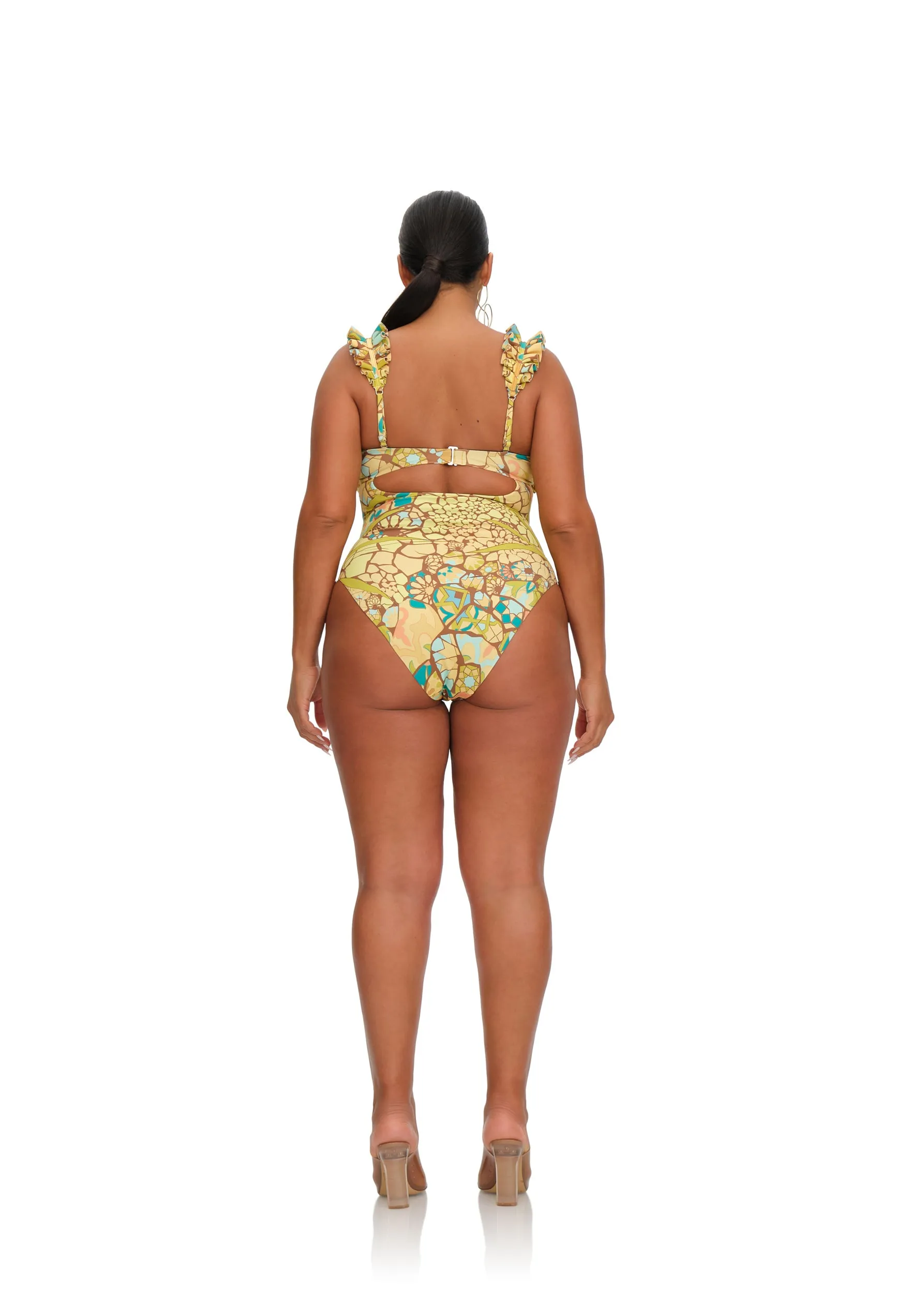 KUJI ONE PIECE SWIMSUIT - ILIA PRINT