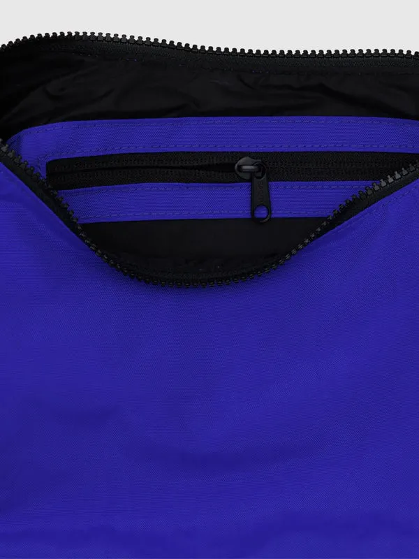 Medium Nylon Crescent Bag: Lapis