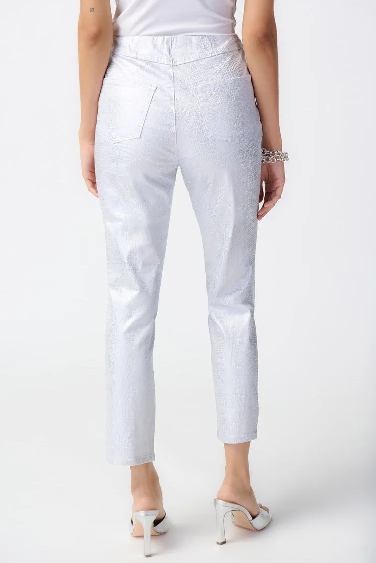 Metallic Animal Print Pants