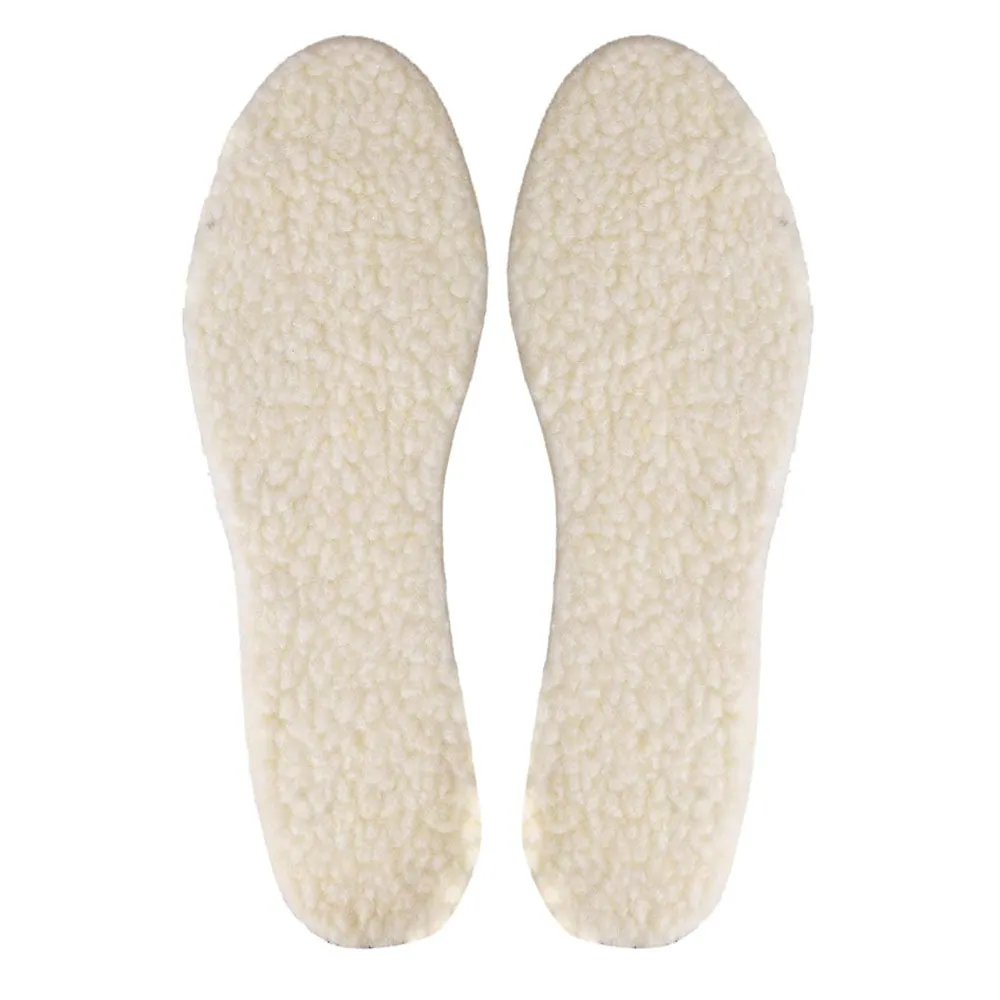 Pair Fleece Insoles Winter Boot Shoe Warm Thermal Foam Men Wool Foot Insert 7-11