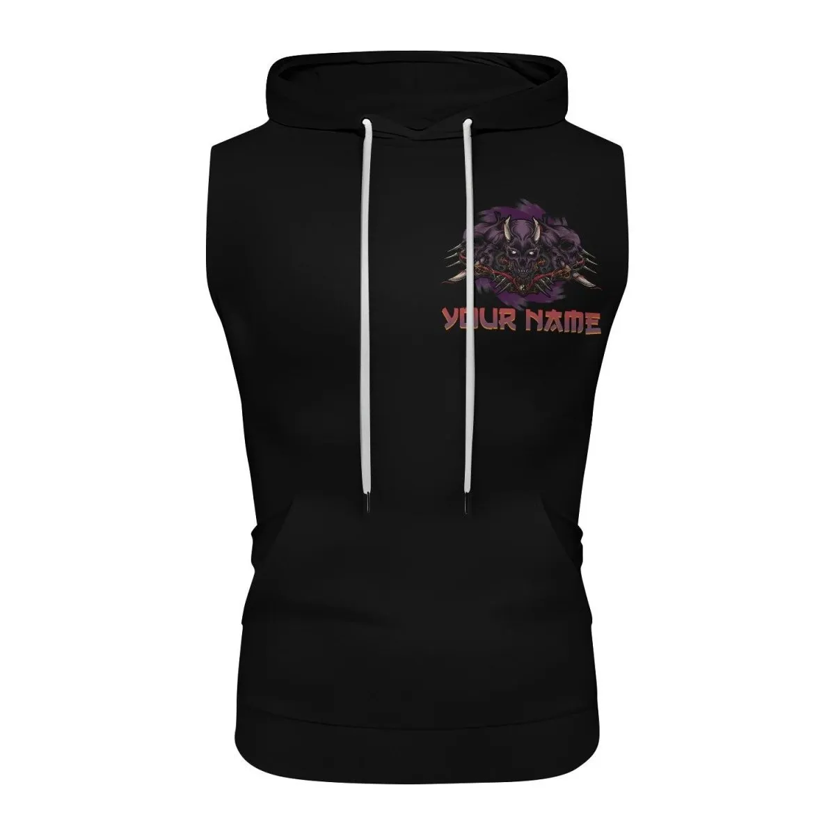 Personlized Deadly Shogun Sleeveless Pullover & Zip Hoodie