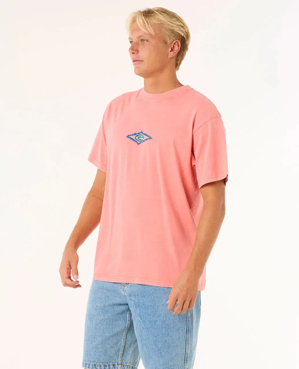 Rip Curl Men's Raw Energy Sloth T-shirt Watermelon 0O2MTE-3156