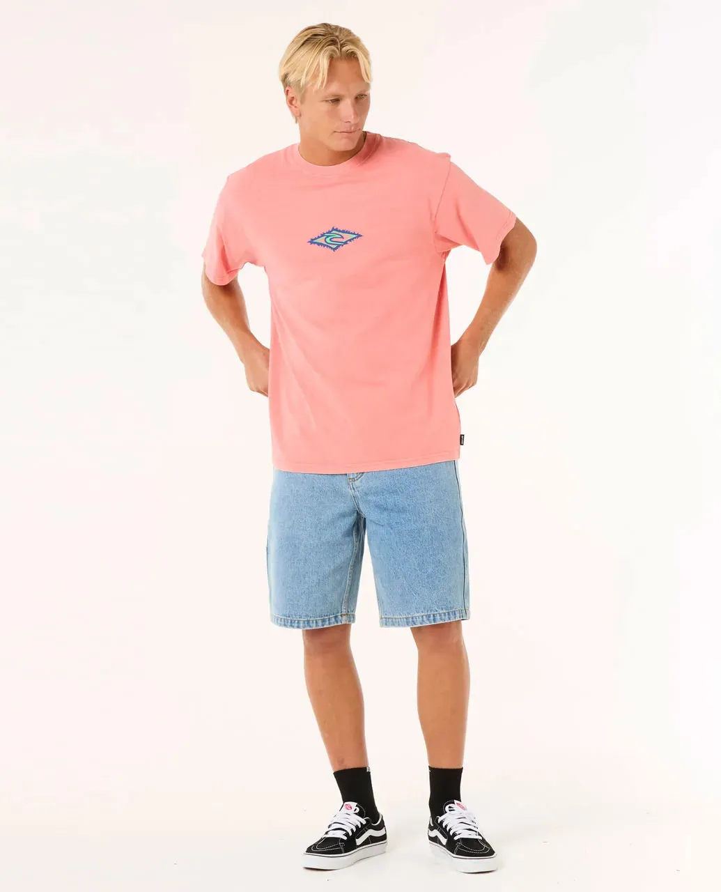 Rip Curl Men's Raw Energy Sloth T-shirt Watermelon 0O2MTE-3156
