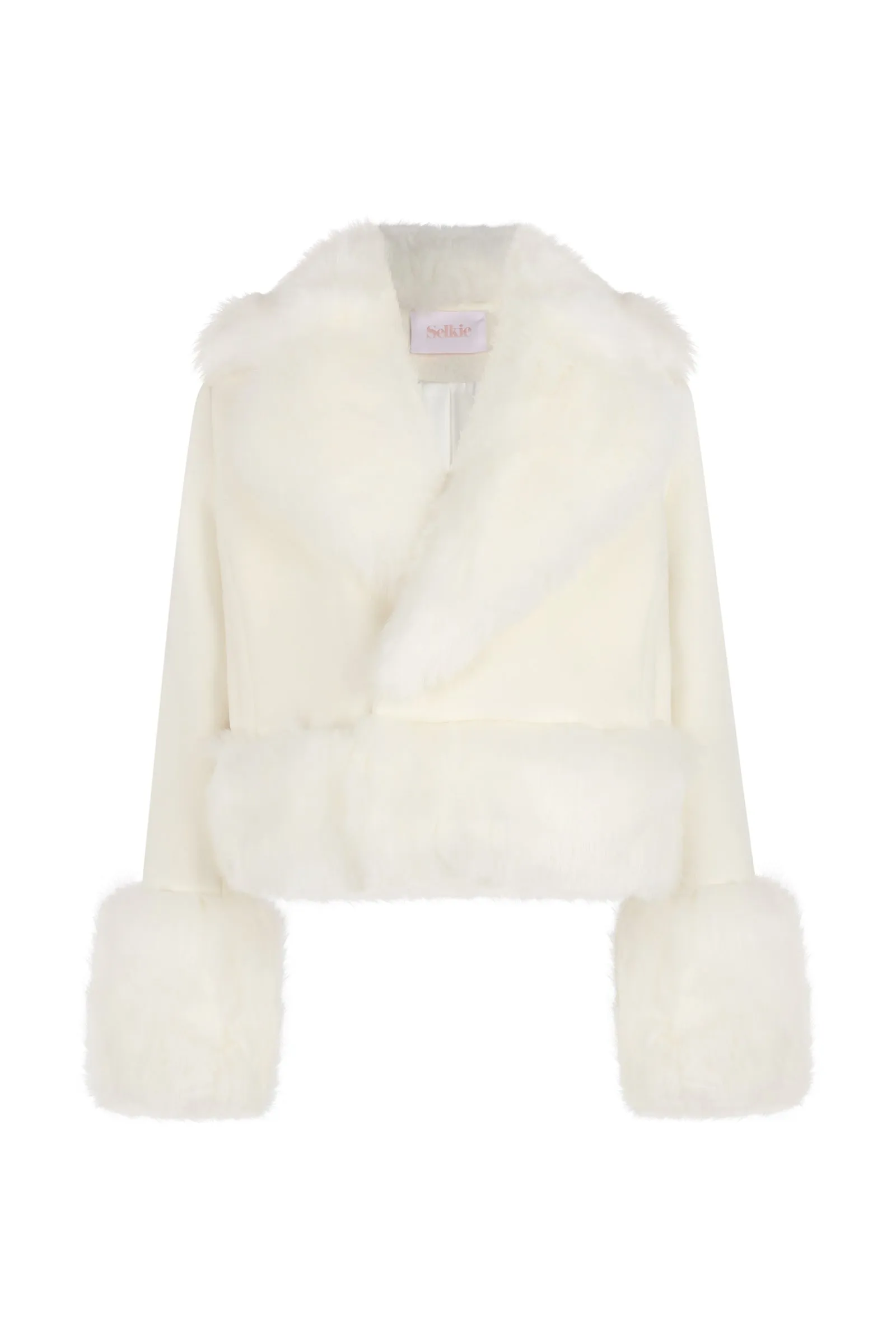The Ivory Cropped Groupie Jacket