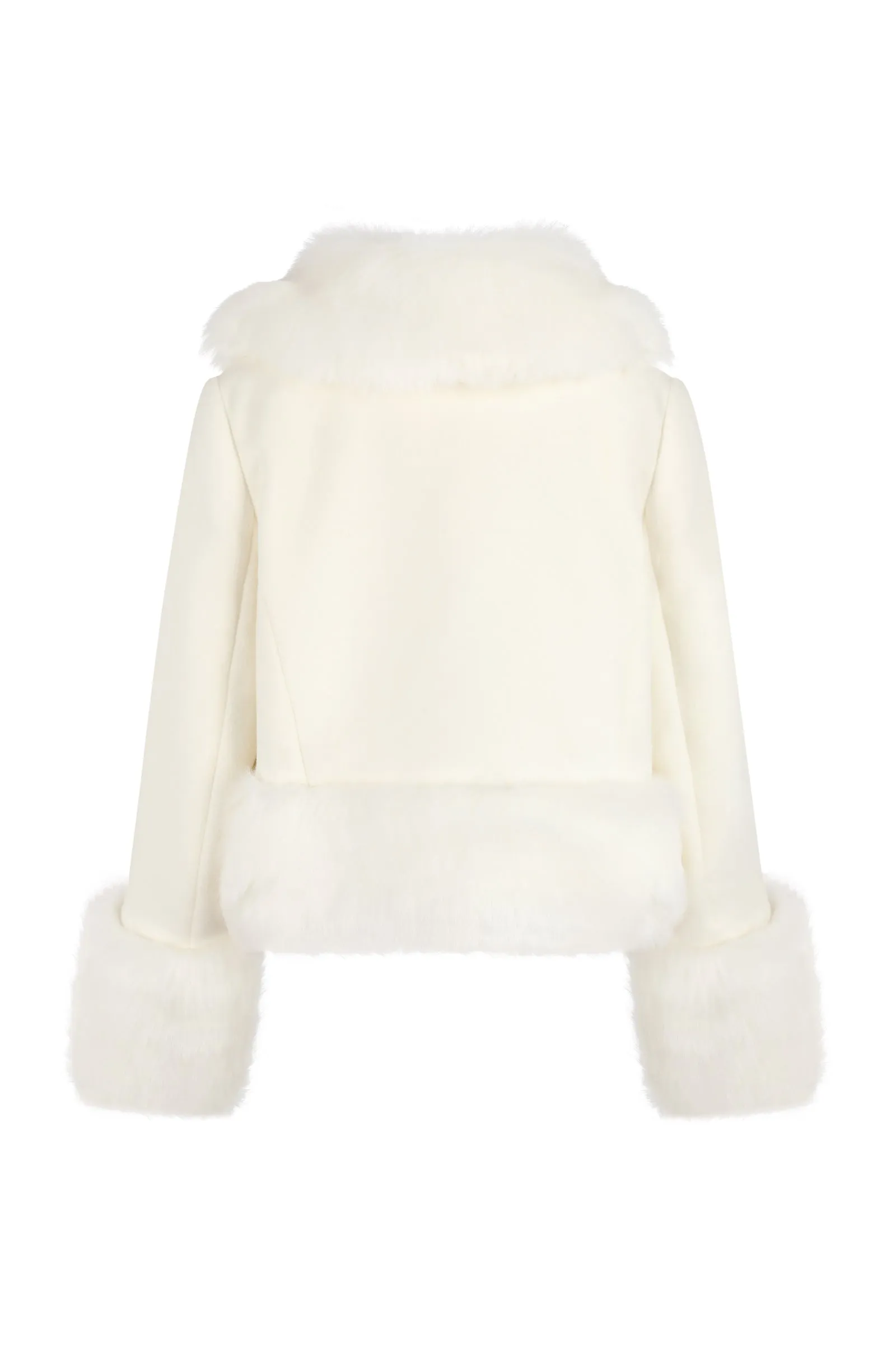 The Ivory Cropped Groupie Jacket