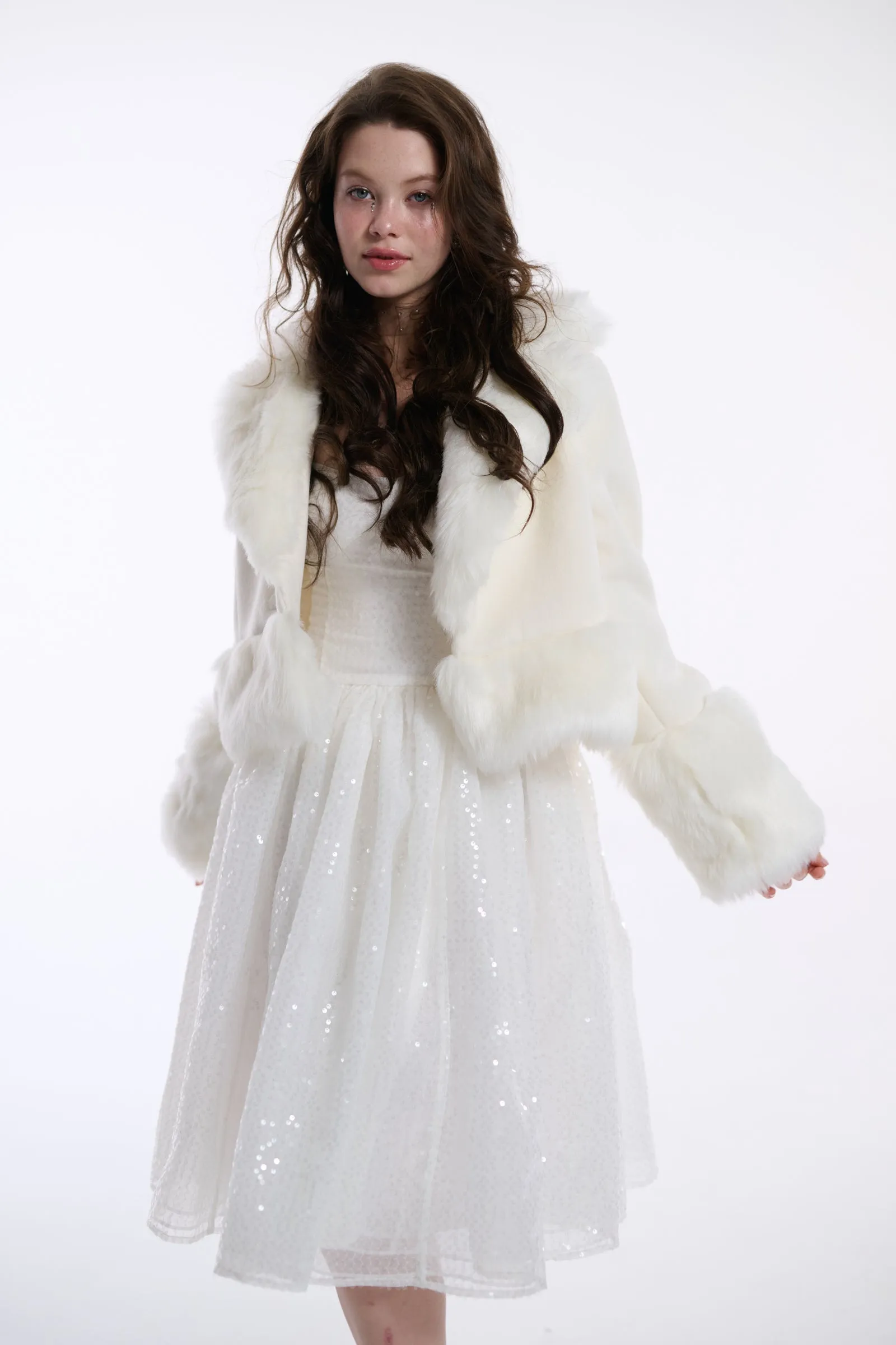 The Ivory Cropped Groupie Jacket