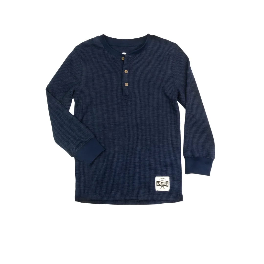 Thermal Henley - Indigo