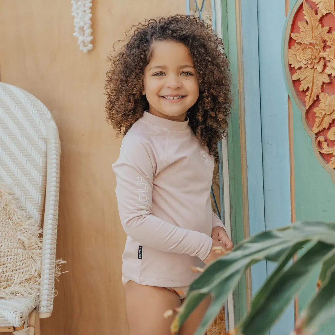 THERMAL RASH VEST - Blush