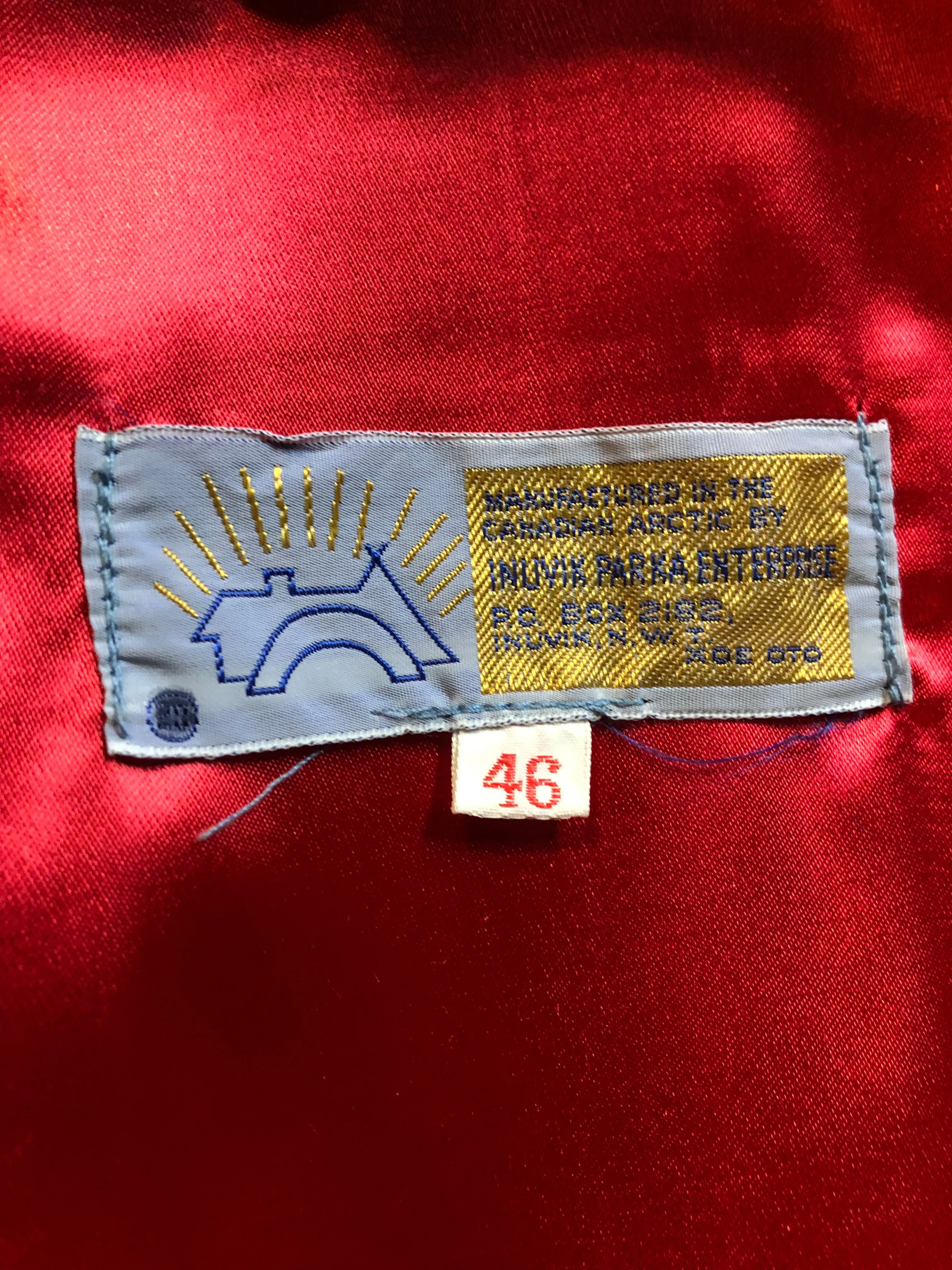 Vintage Inuvik Parka Enterprise Red Wool Northern Parka with Storm Shell, Made in Canada, SOLD