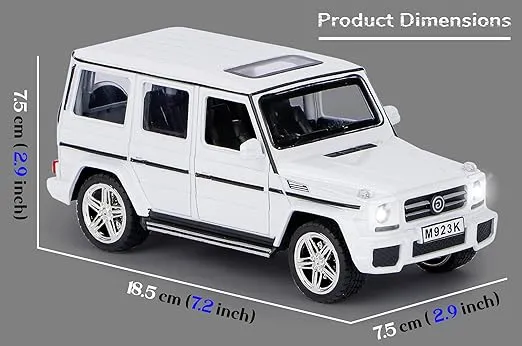 White whale Pullback Alloy Model Toy Car with Blinking Lights Diecast Car Toy for Kids Girls Boys Plastic (Pack of 1) Multicolour